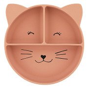 Trixie Silicone Plate with Compartments and Suction Cup - Mrs. Cat