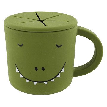 Trixie Silicone Snack Cup - Mr. Dino