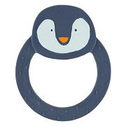 Trixie Natural Rubber Round Teething Ring - Mr. Penguin