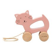 Trixie Wooden Pull Along Figure - Mrs. Cat