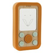 Trixie Wooden Silicone Baby Phone - Mr. Fox