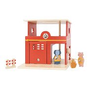 Trixie Wooden Animals Fire Station