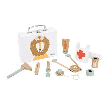 Trixie Wooden Doctor's Set, 8 pieces.