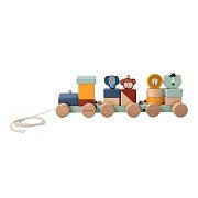 Trixie Wooden Animal Train, 19 pcs.