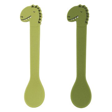 Trixie Silicone Spoon - Mr Dino, 2pcs.