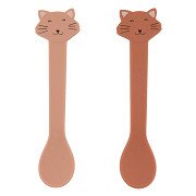 Trixie Silicone Spoon - Mrs. Cat, 2pcs.