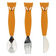 Trixie Silicone Dining Set - Mr. Fox, 3st.