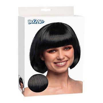 Pruik Cabaret Zwart