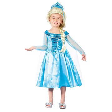 Kinderkostüm Winterprinzessin, 3-4 Jahre