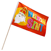 Waving flag Welcome Sint