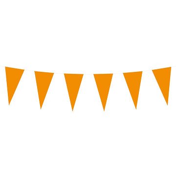 Papierwimpel Orange, 10mtr.