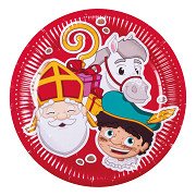 Sinterklaas plates, 10 pcs.