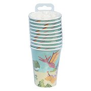 Pappbecher Dino Party, 10 Stk.