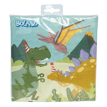 Napkins Dino Party, 33x33cm