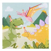 Servietten Dino Party, 33x33cm