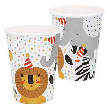 Paper Cups Safari, 8 pcs.