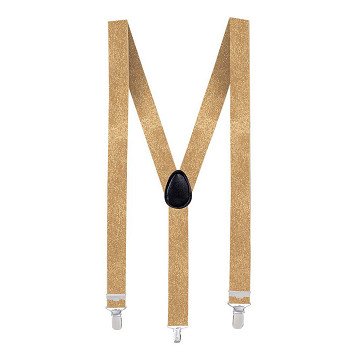 Bretels Basic Goud