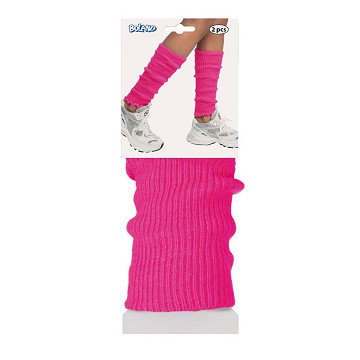 Legwarmers Basic Neon Pink