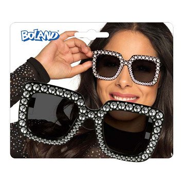 Party glasses Bling Bling Black