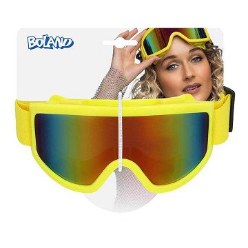 Party Skibril Neon Geel