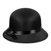 Charlestion Lady Hut Schwarz