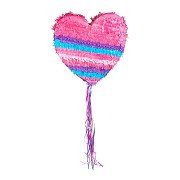 Pull Piñata Herz Rosa L