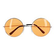 Partybril Hippie XL Oranje