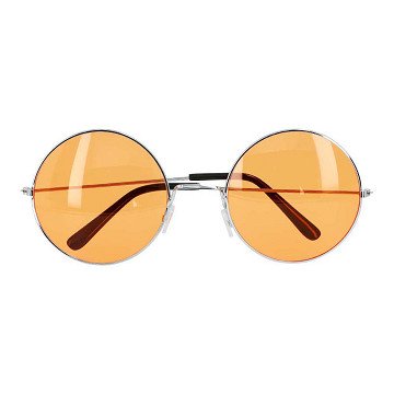 Partybril Hippie XL Oranje