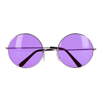 Partybrille Hippie XL Lila
