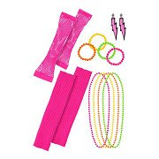 Set 80er Neon Outfit