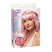 Pruik Roze