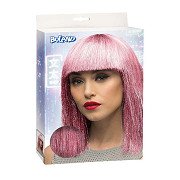 Verrückte rosa Perücke