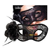 Spitzen-Augenmaske Mystique Schwarz