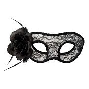 Kanten Oogmasker Mystique Zwart