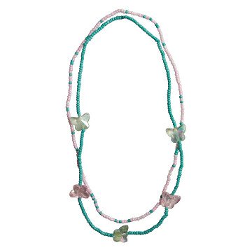 Hübsches, schüchternes Schmetterlings-Halskettenset - 2 Stück.