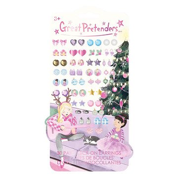 Festive Stick-on Earrings - 30 pcs.