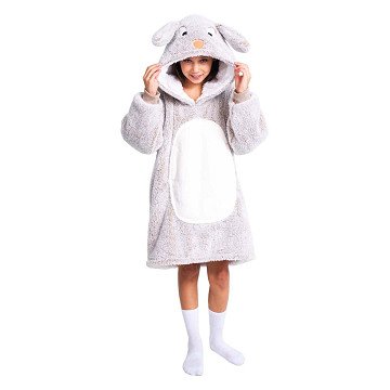 Noxxiez Cuddly Toy Hoodie Medium Sweater Rabbit, Children up to 160cm