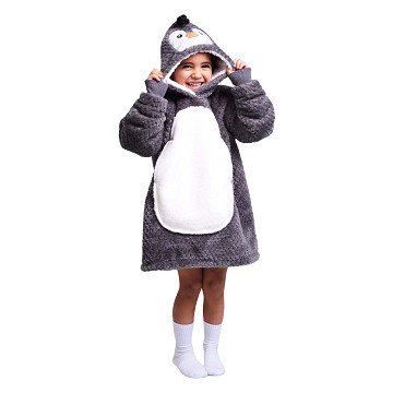 Noxxiez Plüschtier -Kapuzenpullover, kleiner Pullover, Pinguin, 3–6 Jahre