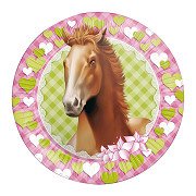 Plates Horses, 8pcs.