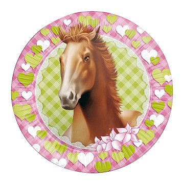 Plates Horses, 8pcs.