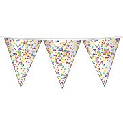 Confetti bunting, 6mtr.