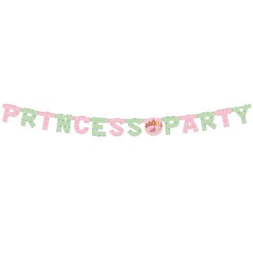 Buchstabengirlande Prinzessinnenparty