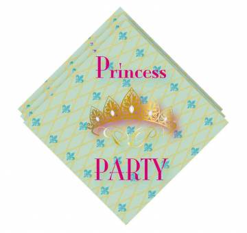 Napkins Princess Party, 20 pcs.
