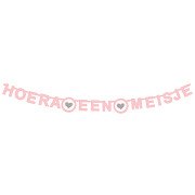 Buchstabengirlande - Hurra ein Mädchen