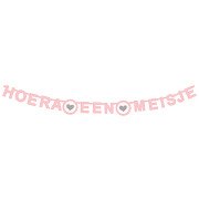 Letterguirlande - Hoera een Meisje