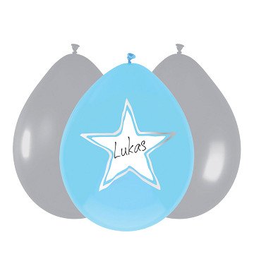 Luftballons Baby Boy, 6St.