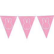 Wimpelkette Miffy Pink, 10mtr.