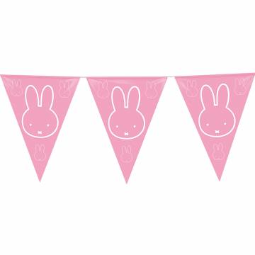 Flag line Miffy Pink, 10mtr.