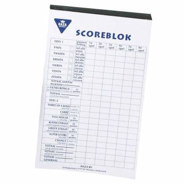 Score pad, 250 sheets
