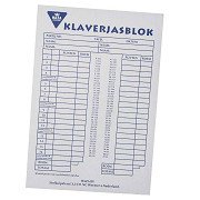 Klaverjasblok, 50 vellen